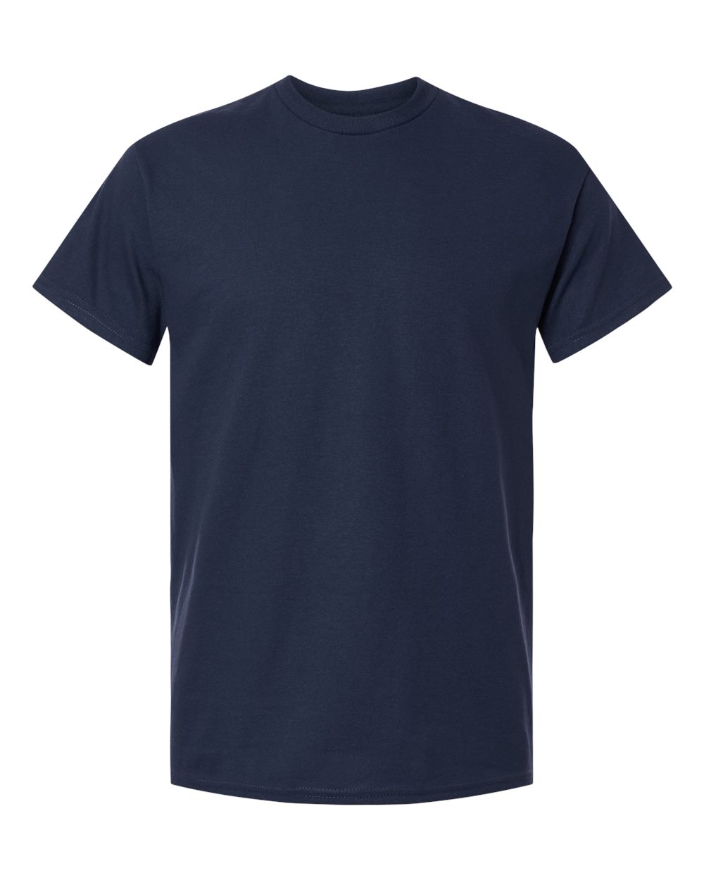 Gildan 5000 Heavy Cotton T-Shirt in Navy, front view