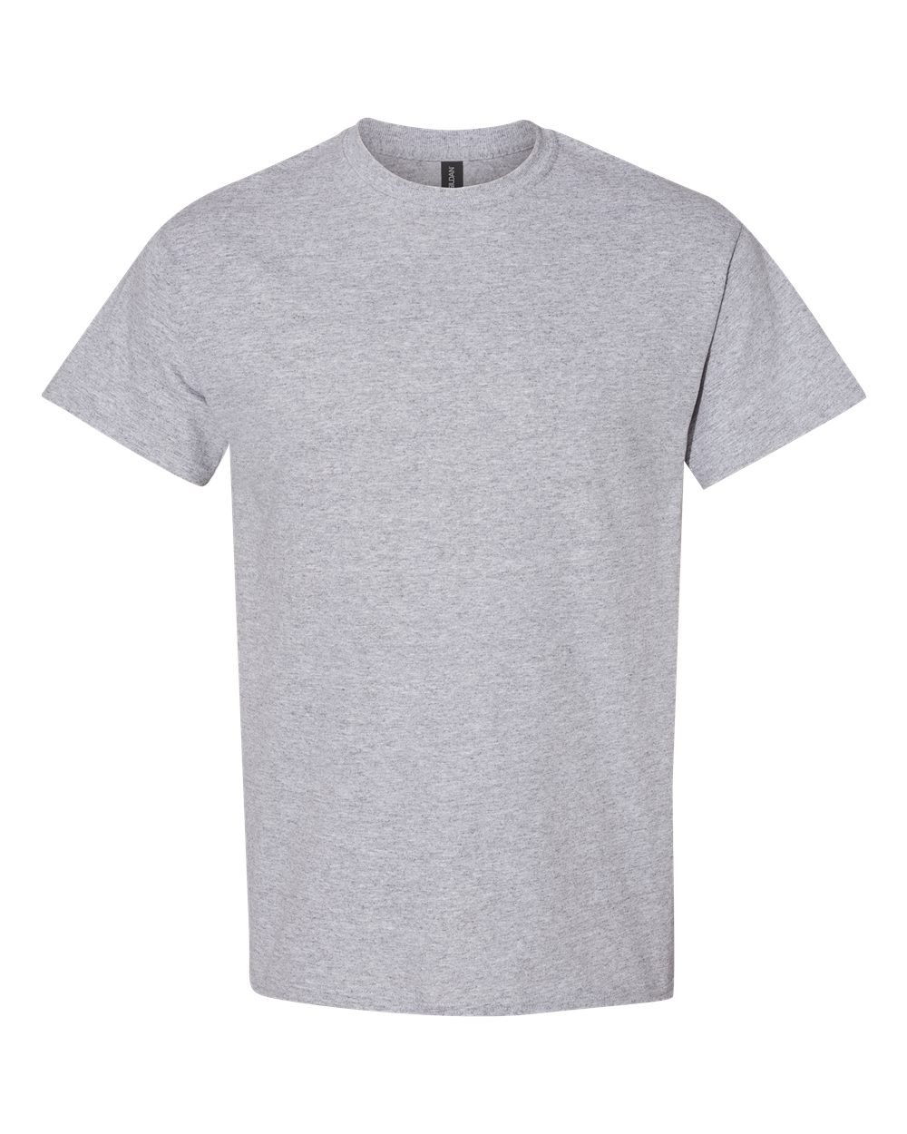 Gildan 5000 Heavy Cotton T-Shirt in Sport Grey, front view