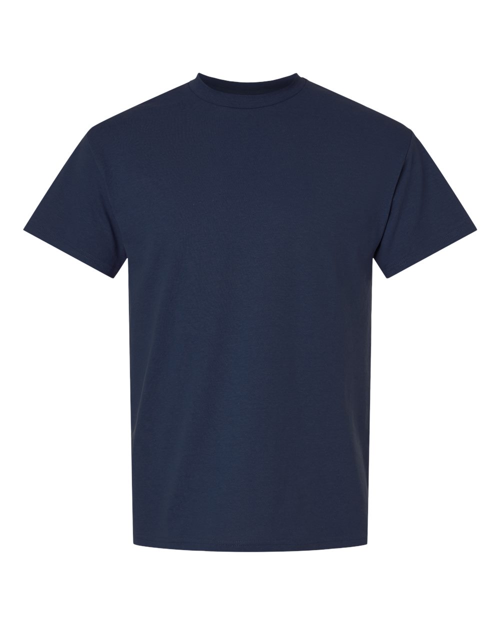 Gildan 8000 DryBlend T-Shirt in Navy, front view